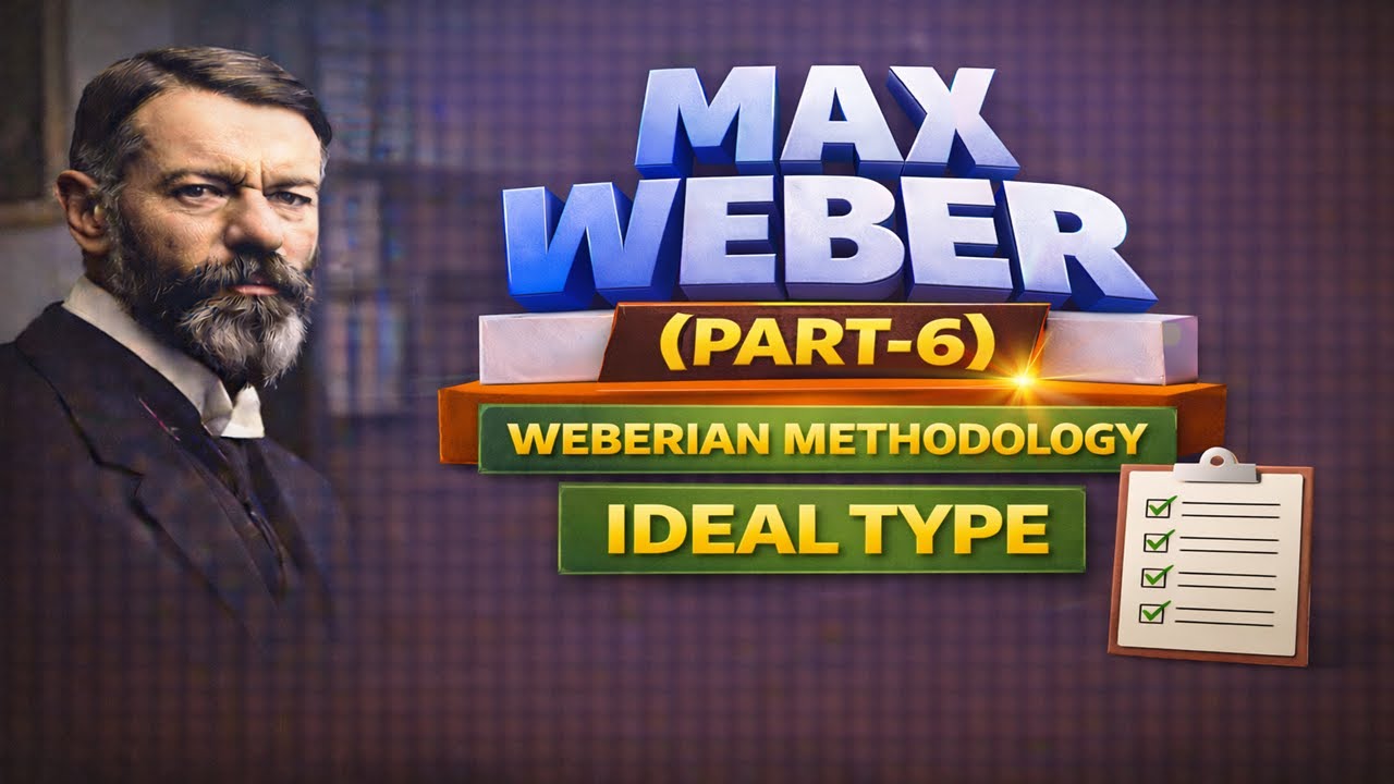 46-Max Weber(Part-6)- Weberian Methodology- Ideal Type