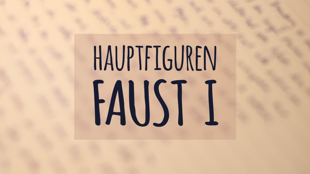 Hauptfiguren im Faust! | Mephisto | Gretchen