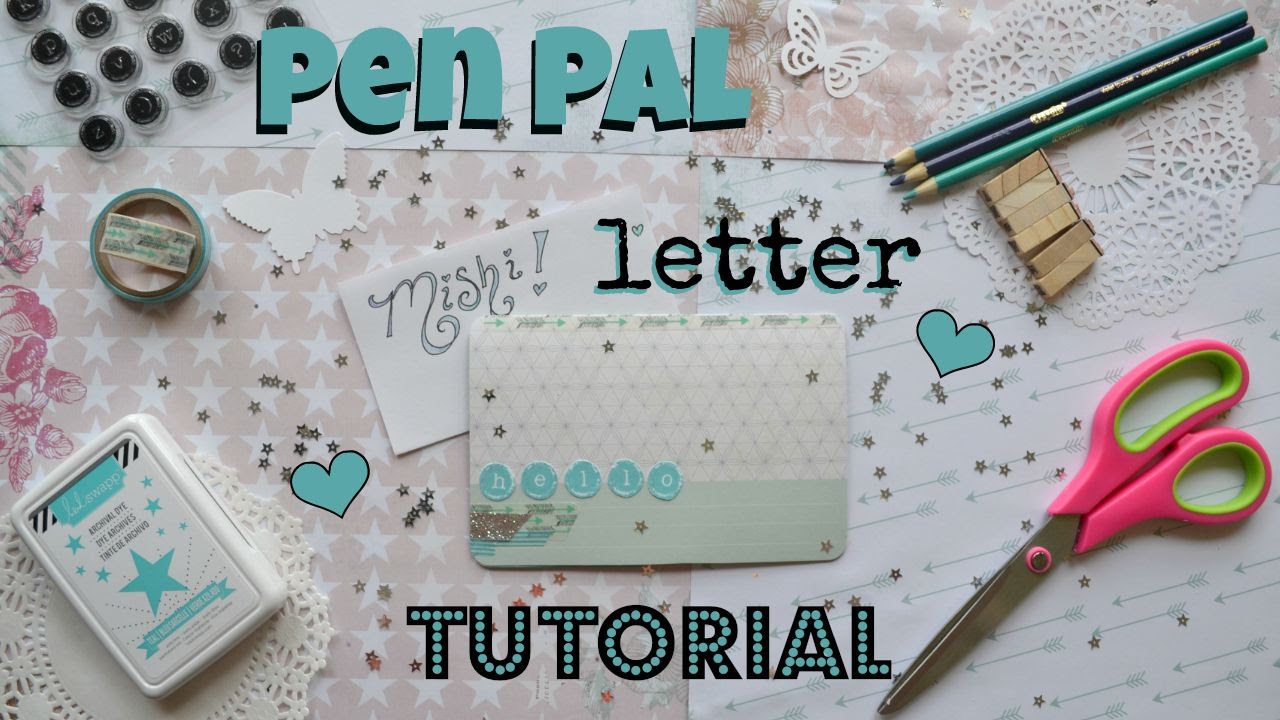 Pen Pal Letter Tutorial with Project Life Cards
