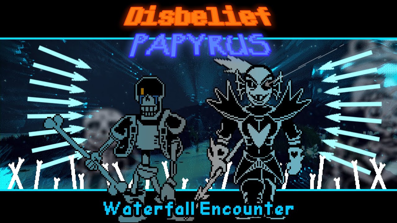 Disbelief Papyrus - Waterfall Encounter | UNDERTALE Fangame | By RaptorMo