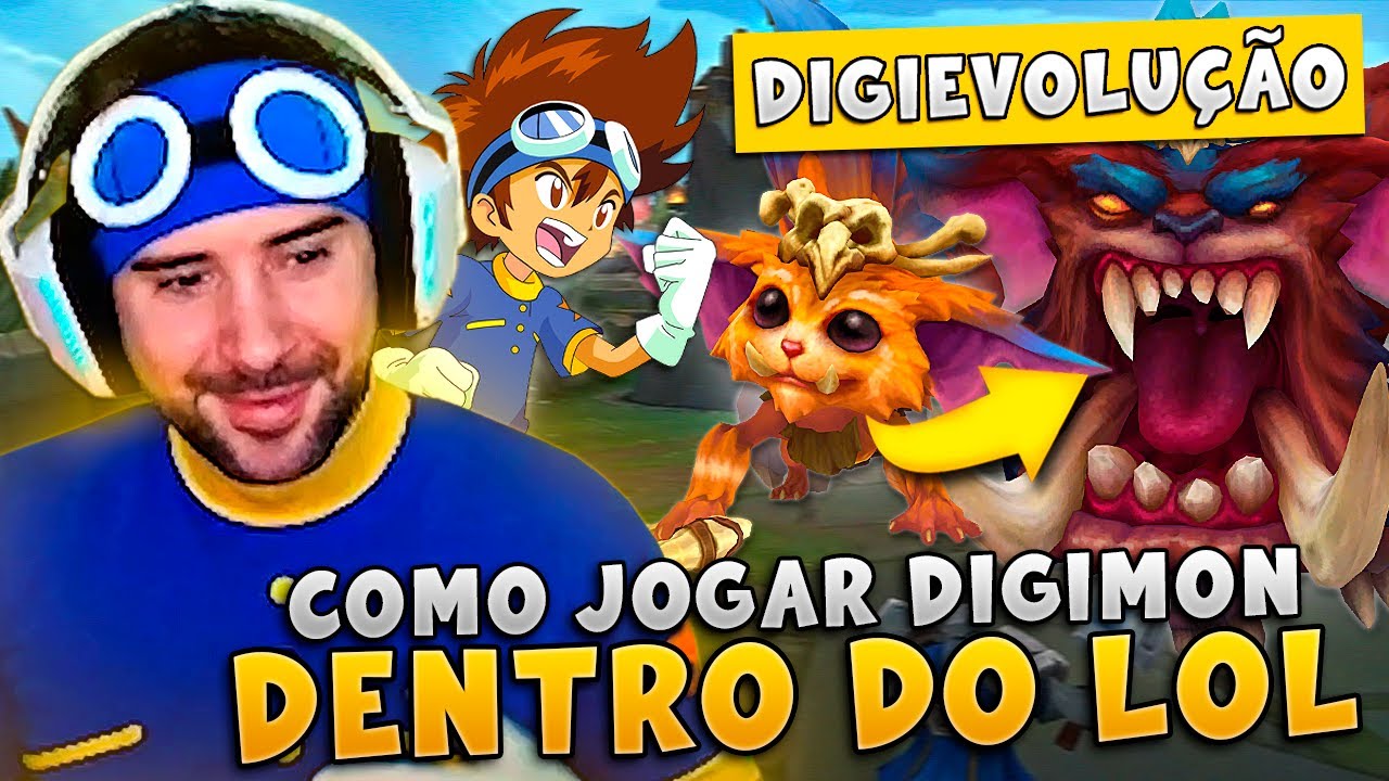 CRIAMOS A COMP DOS DIGIESCOLHIDOS OF LEGENDS