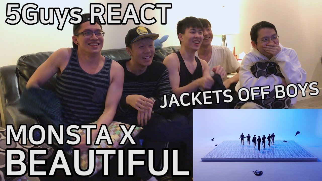 [DOPE CHOREO] MONSTA X(몬스타엑스) - 아름다워(Beautiful) 5Guys MV REACT