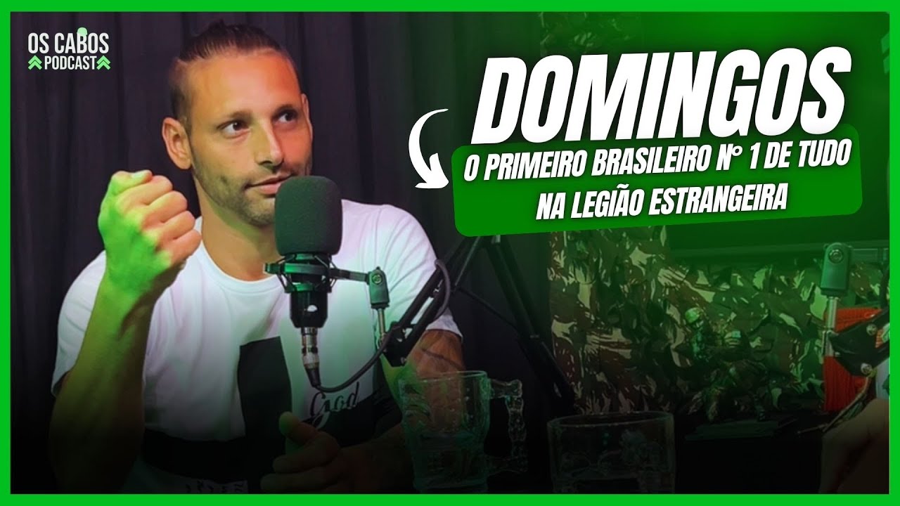 DOMINGOS, o primeiro Brasileiro N°1 de tudo na legião estrangeira, missões contra o terrorismo.