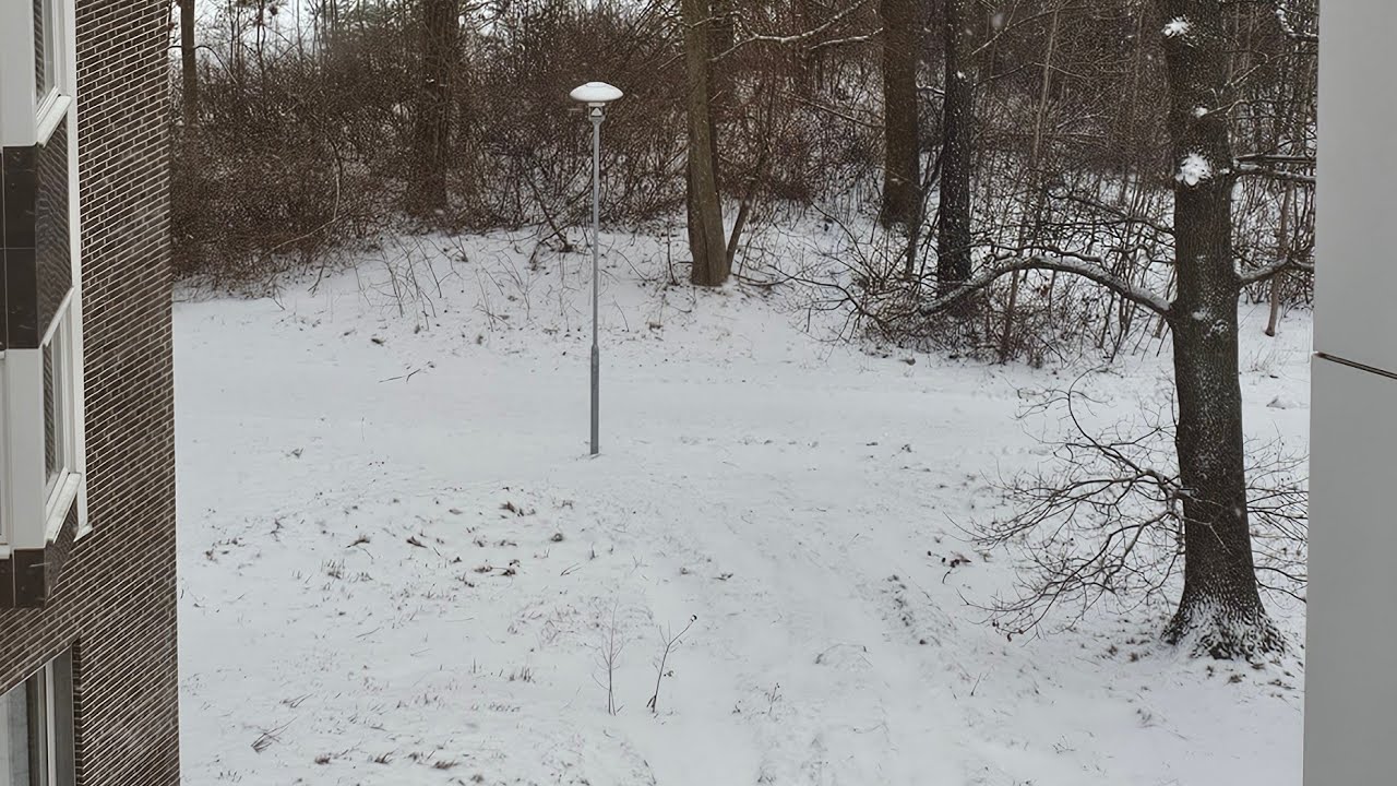 Nieva en Suecia