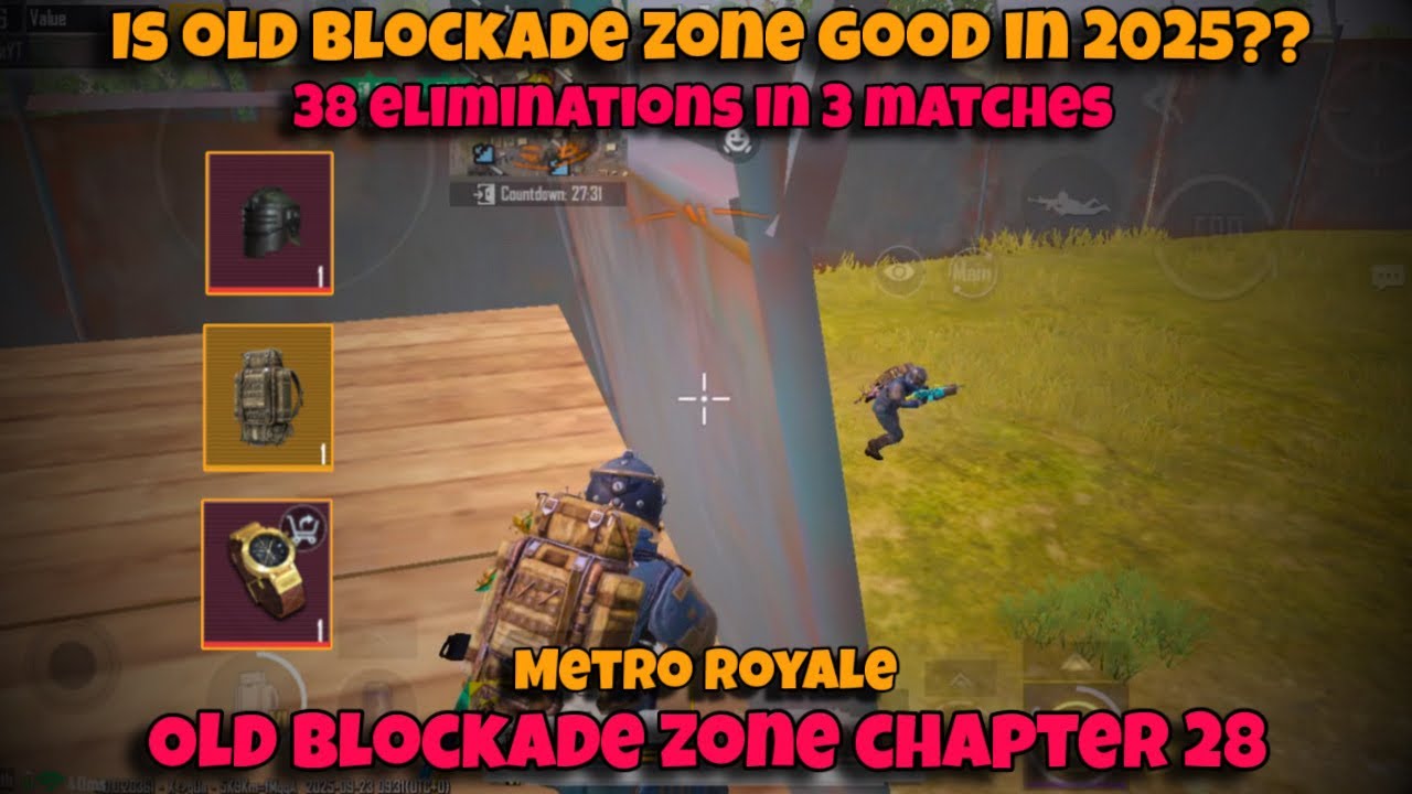 Is Old Blockade Zone Good in 2025?? | 38 eliminations 🔥| Metro Royale Chapter 28 
