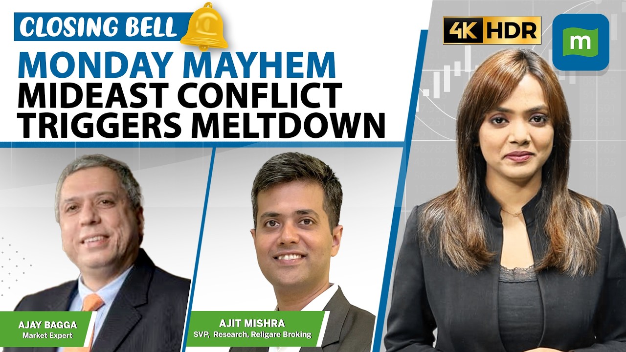 Live: Sensex, Nifty drop over 1% amid Iran-US tensions; India VIX soars | Closing Bell