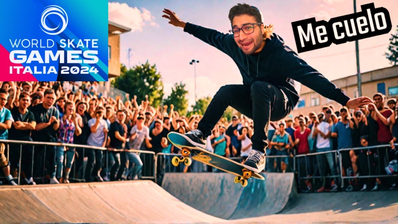 🤫 Me colé a los World Skate Games Italy 2024 😈🤙