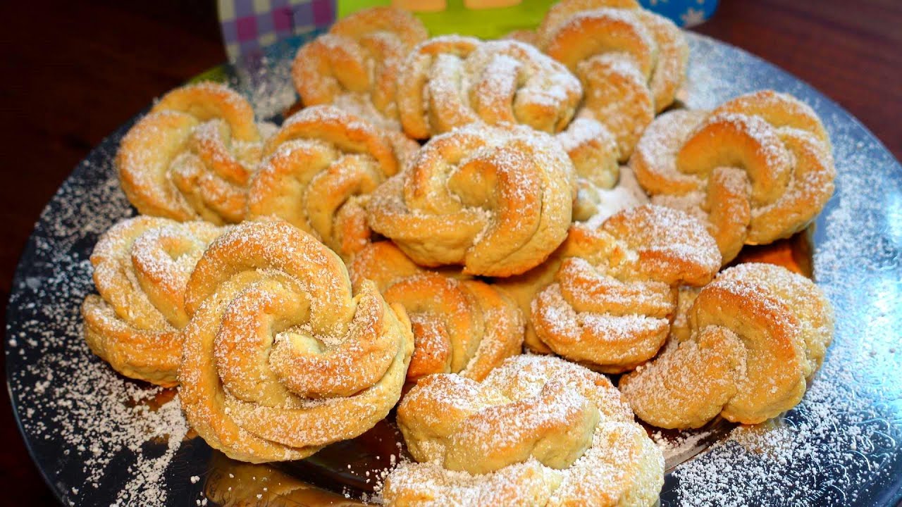 Fluffige Quarkrosen I Leckeres Ostergeb&auml;ck I Superlecker ! Einfach und schnell gemacht ✅