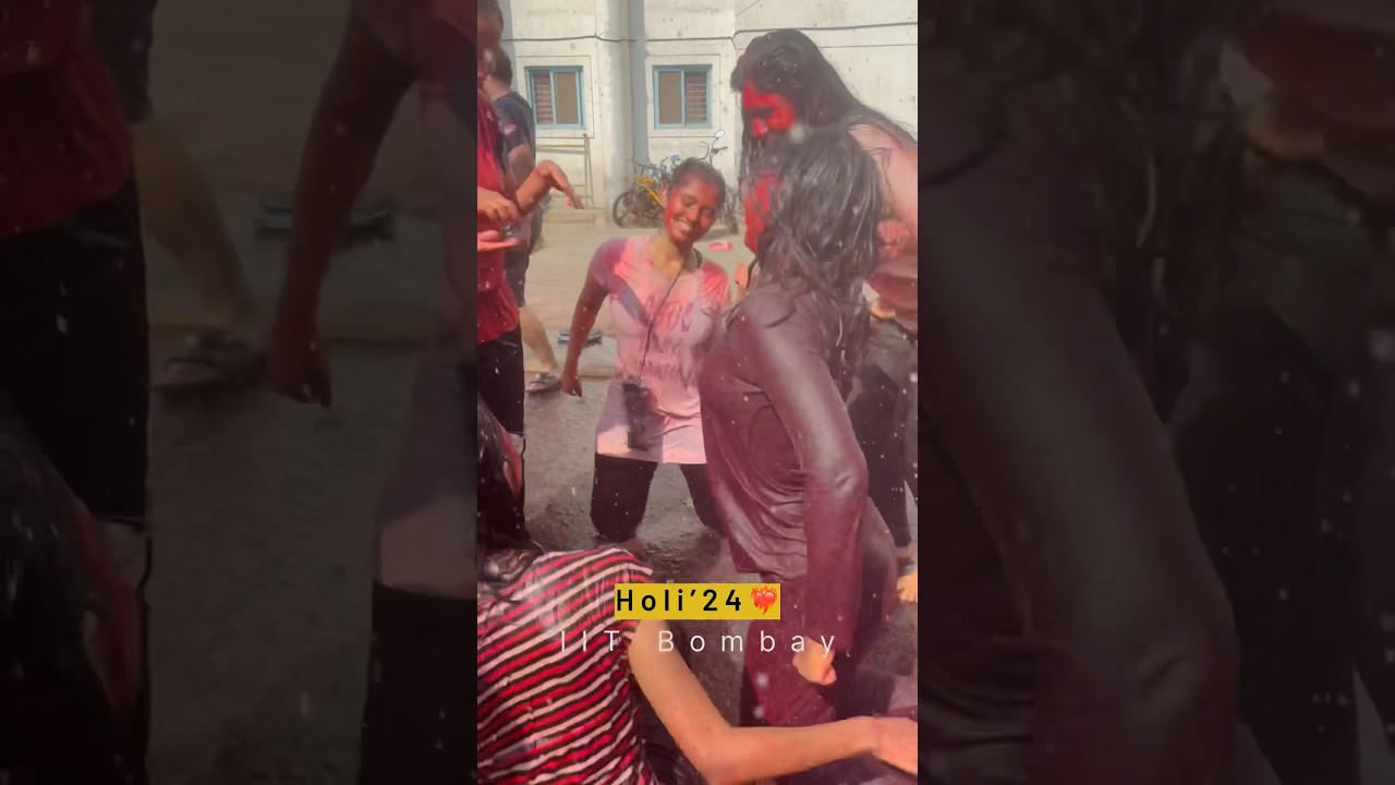Tharki Chokara &ldquo; IIT Bombay Wali Holi . #viral #shorts #iitbombay #holi