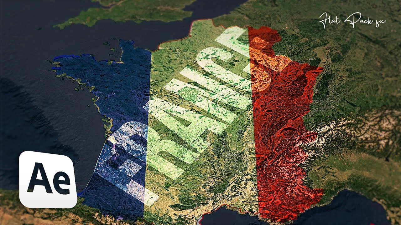Создайте ПОТРЯСАЮЩУЮ карту в стиле VOX // Google Earth Studio и After Effects 2022