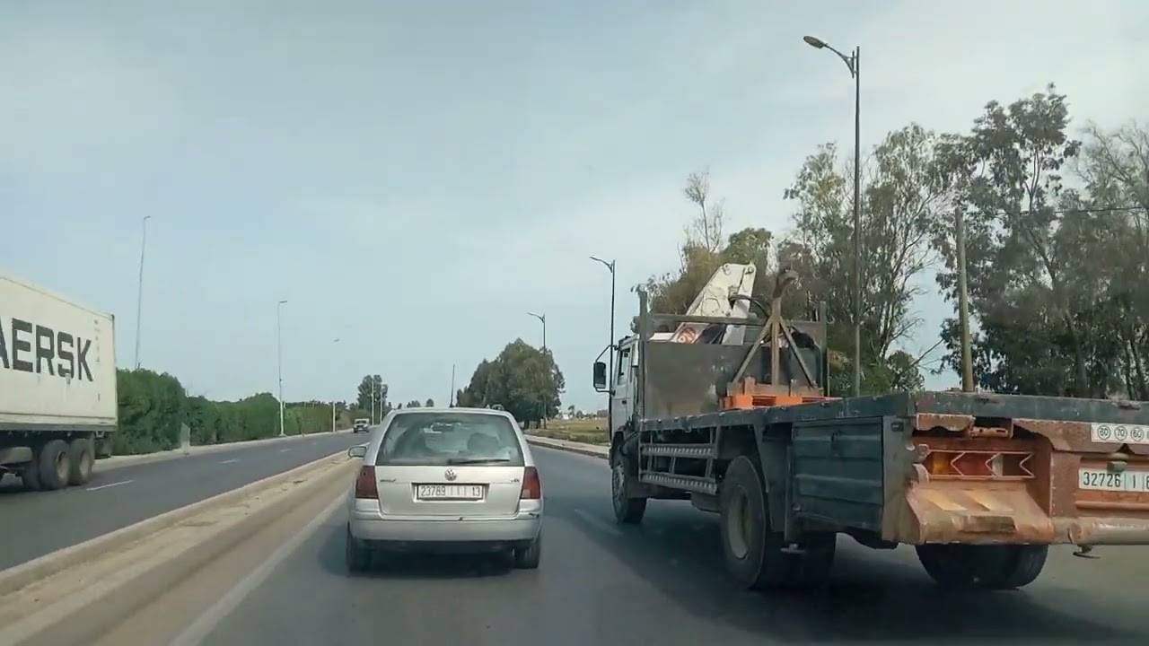 الطريق بين برشيد و مديونة