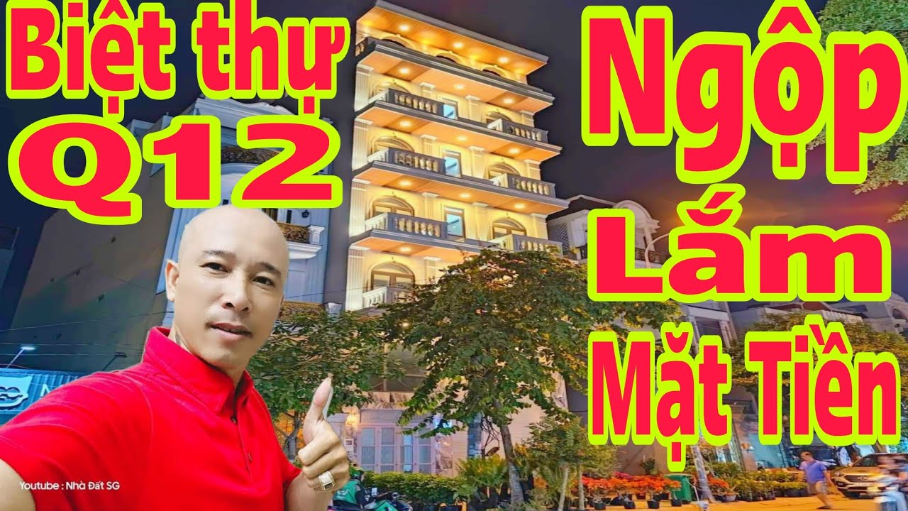 🛑Biệt Thự Sài Gòn Q12 Đúc 3 Lầu Mặt Tiền Lớn Vừa ở vừa KD Gần Chợ Đại Gia Bán Rẻ  | #bietthusaigon