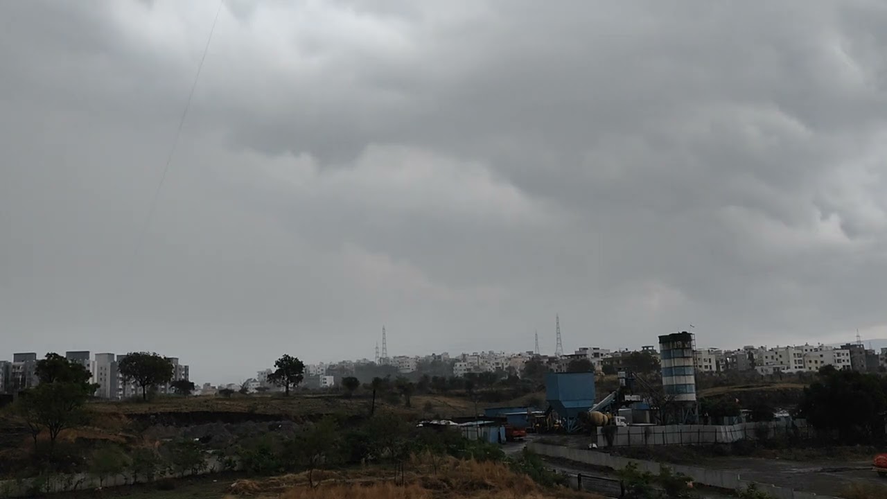 Pre Mansoon 2025 Weather #nature #puneweather #timelapse #clouds #pune #monsoon