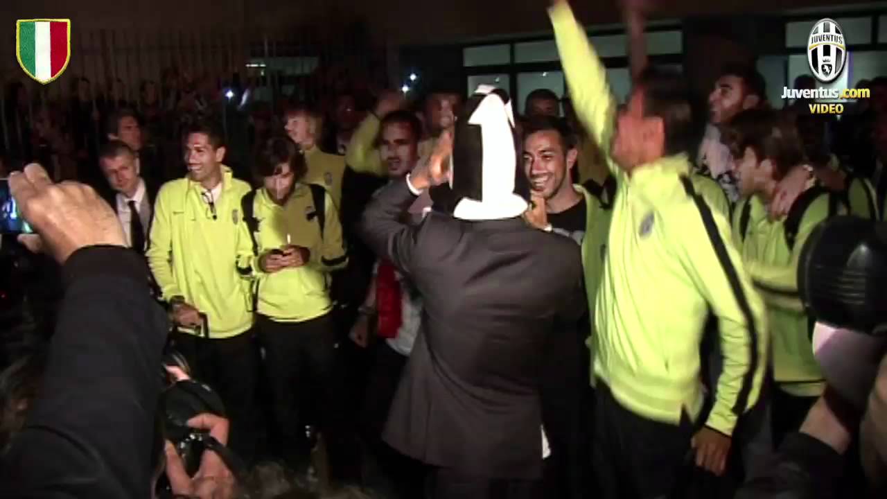Italian Champions, Juventus return to Turin!