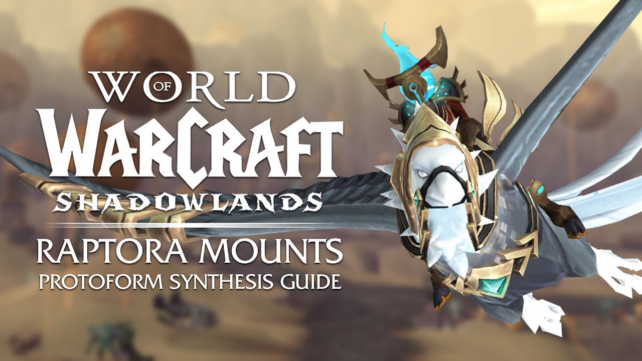 The 3 Raptora MOUNTS of Protoform Synthesis & How to CREATE Them | Patch 9.2