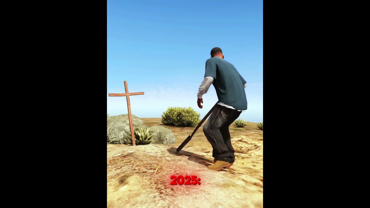 CJ&rsquo;s Grave Hidden in GTA 5 Has Been Exposed 😱🕊️