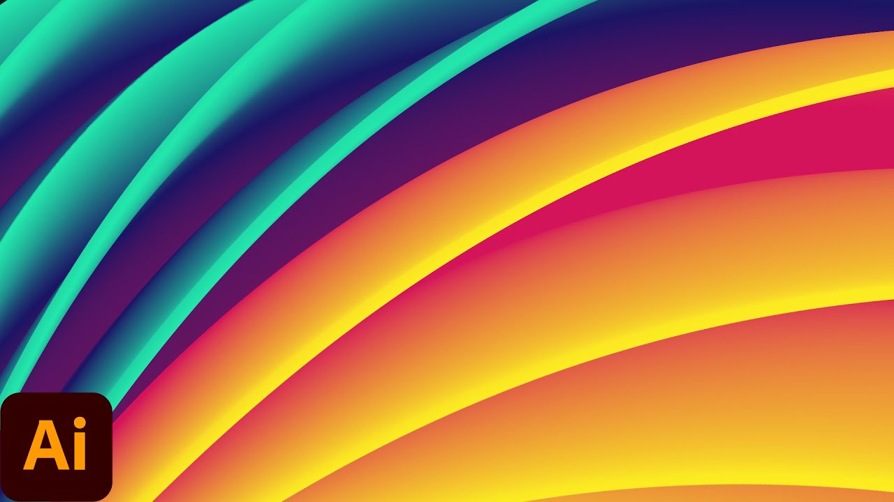 How to Blend vector art in Adobe Illustrator, Create a Wallpaper using the Blend Tool in Illustrator