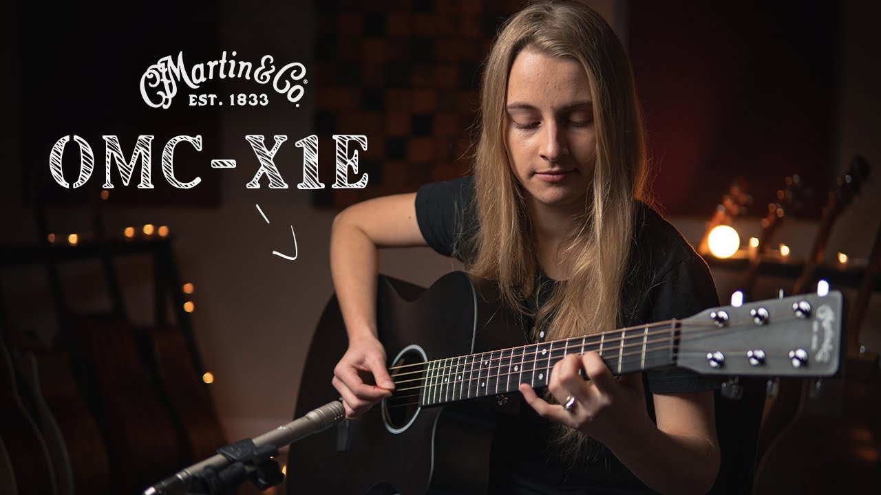 Una de las POCAS 🎸 Martin COMPLETAMENTE NEGRAS 🖤 I OMC-X1E X Series 🤩