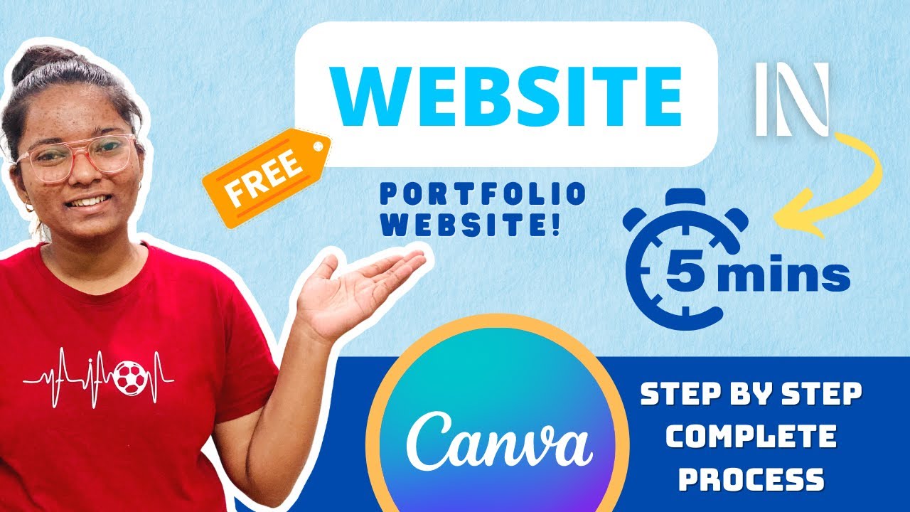 How to Create a WEBSITE in Canva for FREE