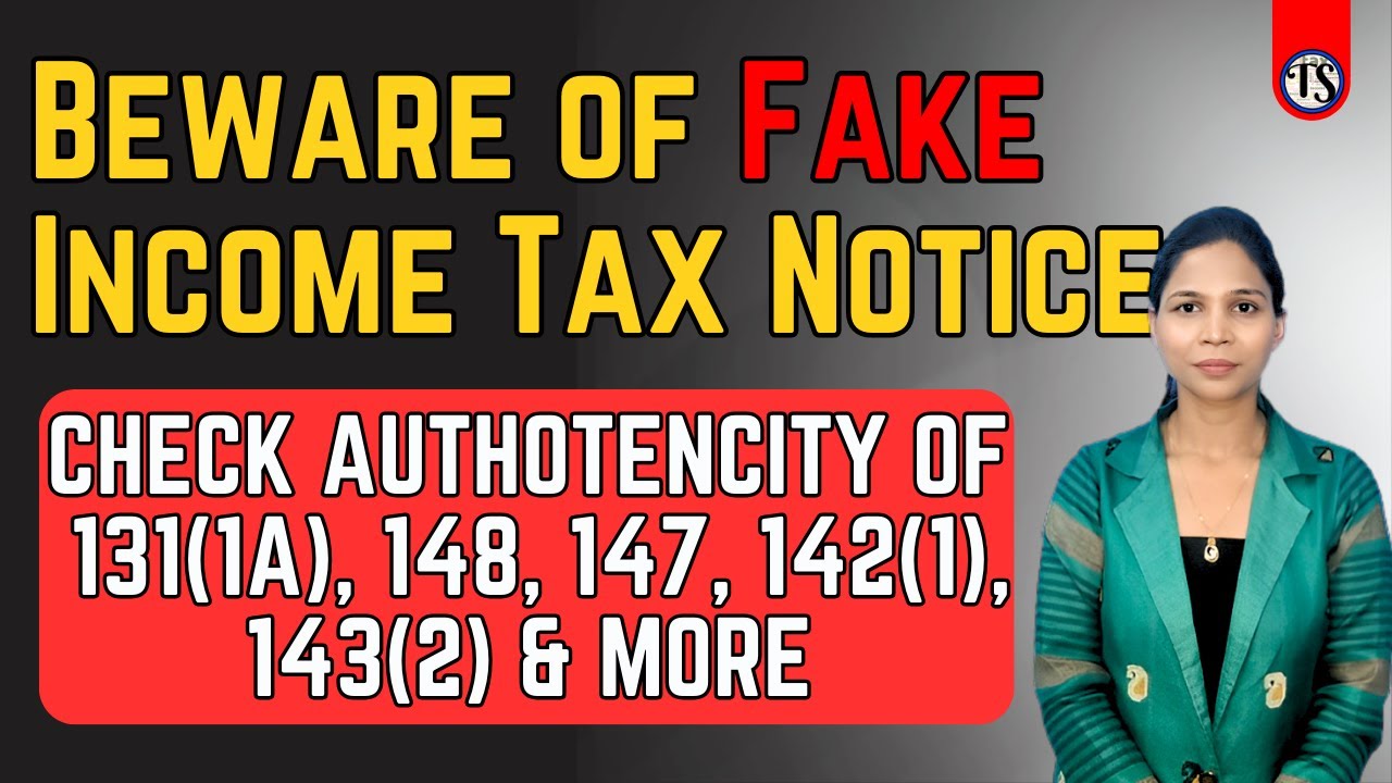 131(1A) Summon Notice Authentic or Fake? Check All IT Notices 148, 147, 142(1), 143(2) & More II