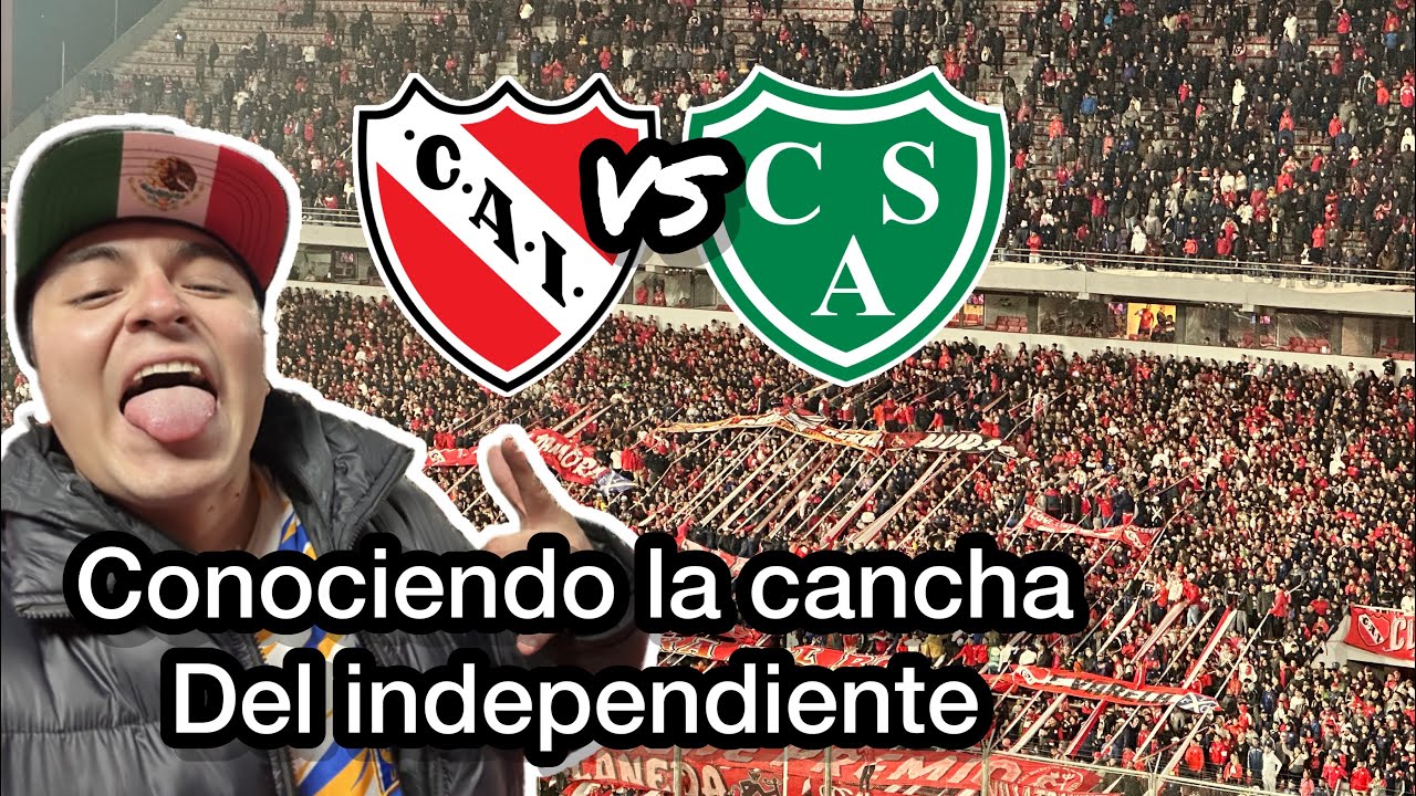 CONOCIENDO la cancha DEL INDEPENDIENTE de Avellaneda en un partido de liga