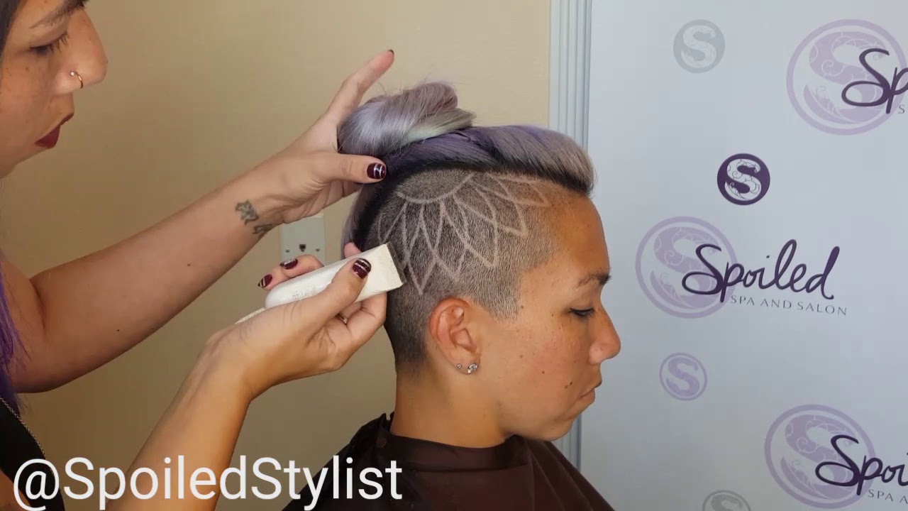 Clipper Design Flower Undercut