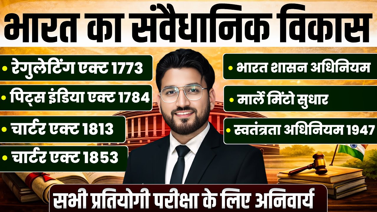 भारत का सैवधानिक विकास | Constitutional Development of India |10 मिनट में पूरी GK | एक वीडियो में