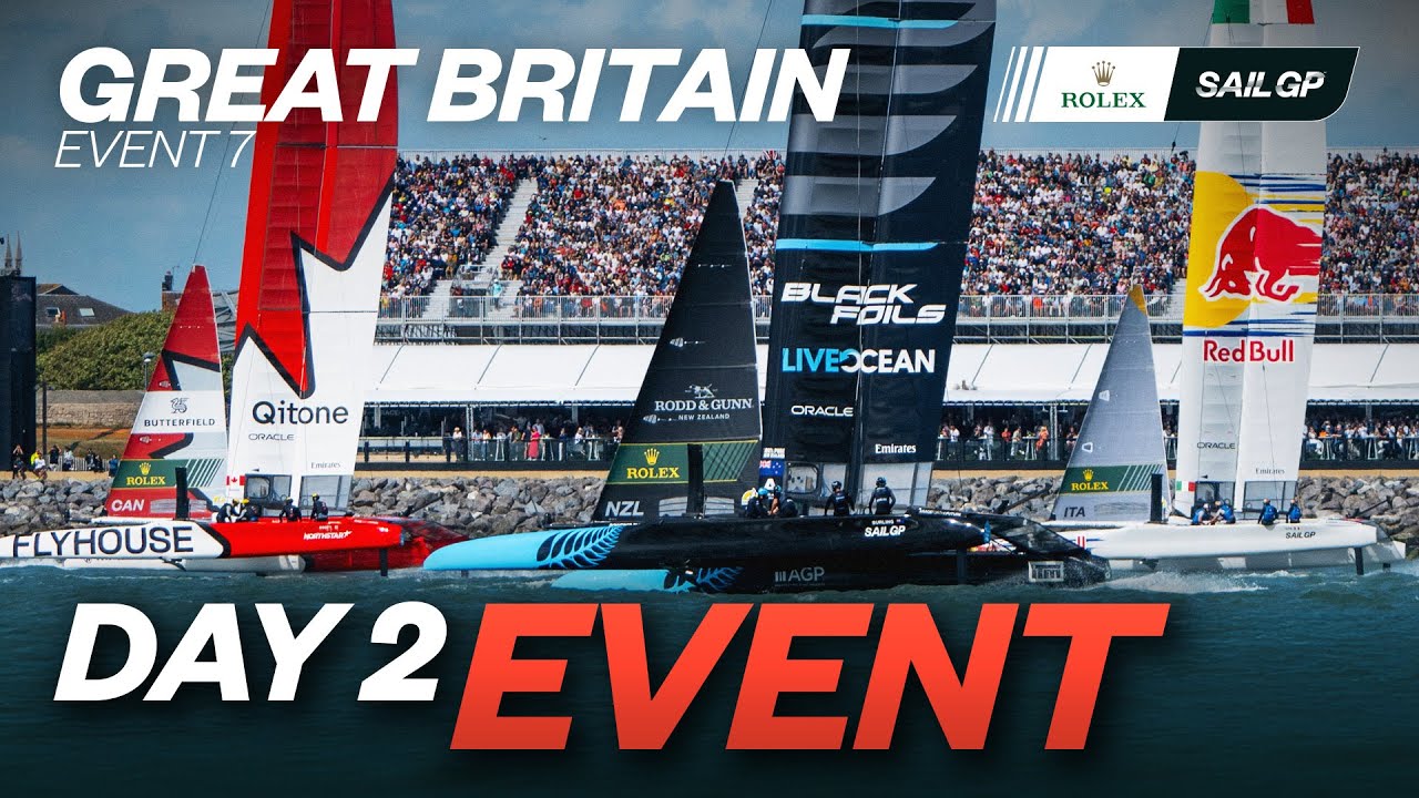 2025 Emirates Great Britain Sail Grand Prix | Portsmouth | Day 2