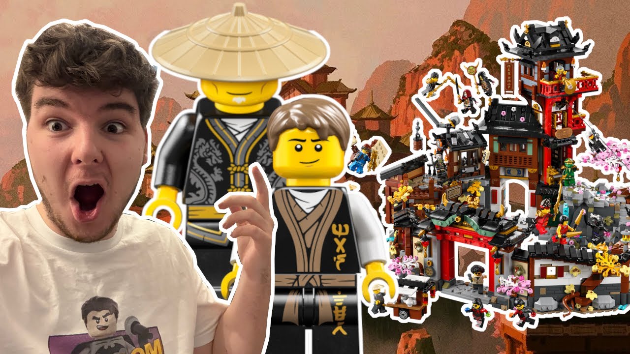 BUILDING THE BRAND NEW NINJAGO OLD TOWN