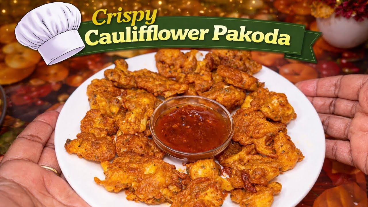 Crispy Cauliflower Pakoda Recipe at home |Gobi Pakoda in 4 Min| झटपट बनाए क्रिस्पी गोभी के पकोड़े |