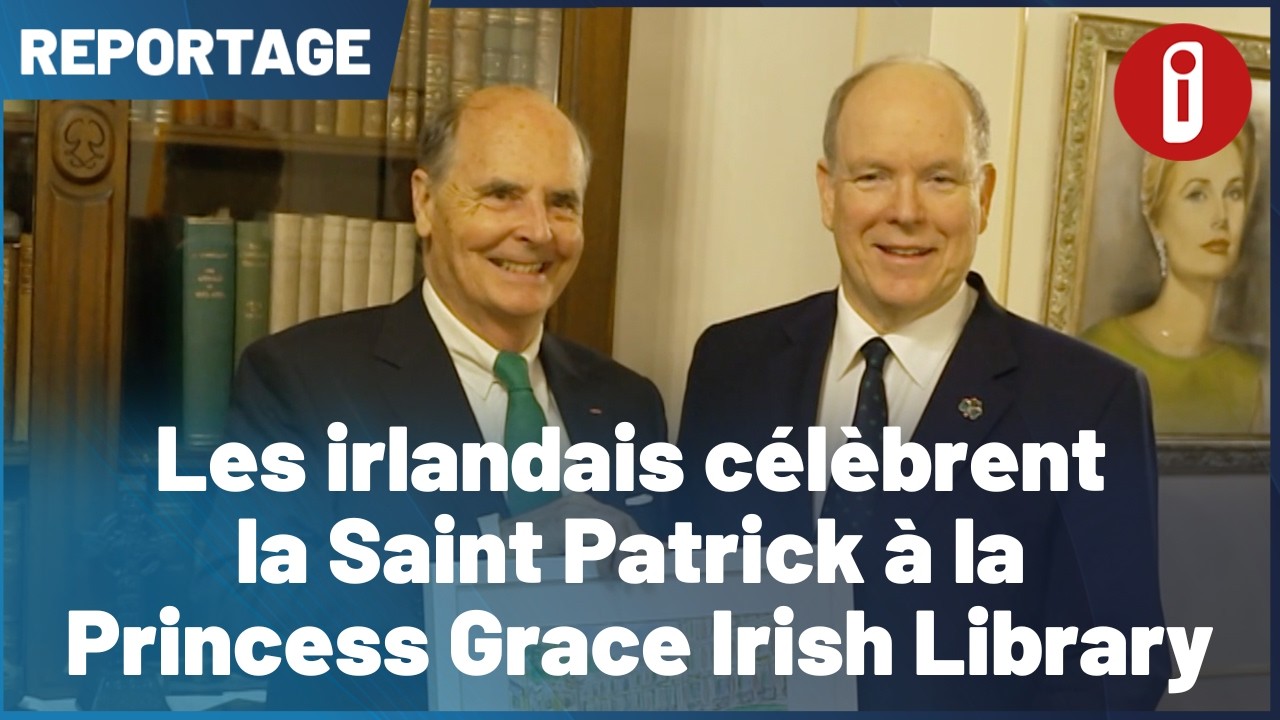 Les irlandais célèbrent la Saint Patrick à la Princess Grace Irish Library