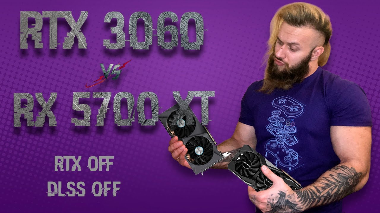 RTX 3060 ИСЧЕЗЛА С ПОЛОК МАГАЗИНОВ! Тест 3060 vs RX 5700 XT от AMD. Без трассировки лучей