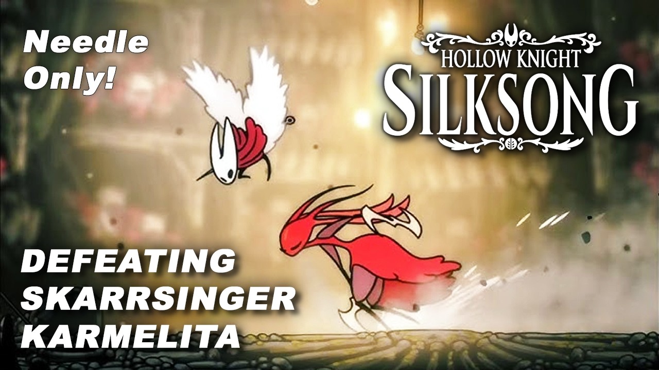 NEEDLE ONLY! Skarrsinger Karmelita Boss Fight – Hollow Knight Silksong