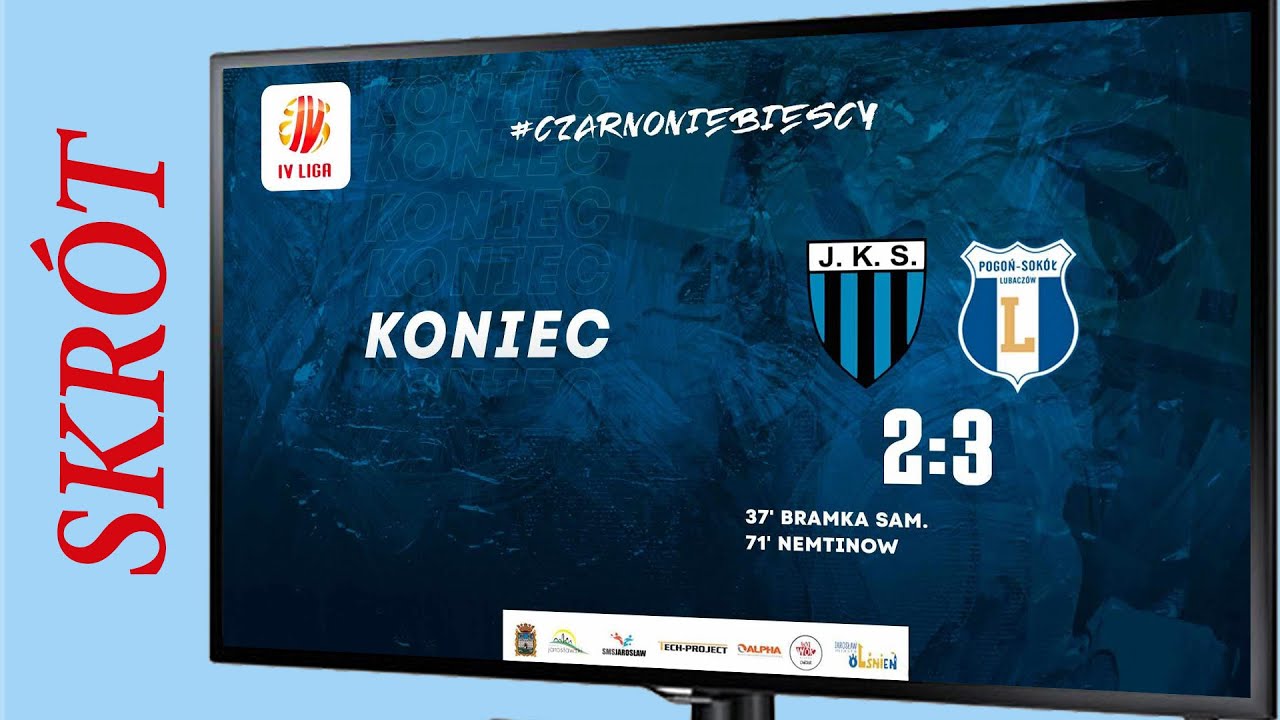 [2024-04-13] 🔶📺Skrót ⚽ JKS Jarosław 🆚 POGOŃ-SOKÓŁ Lubaczów