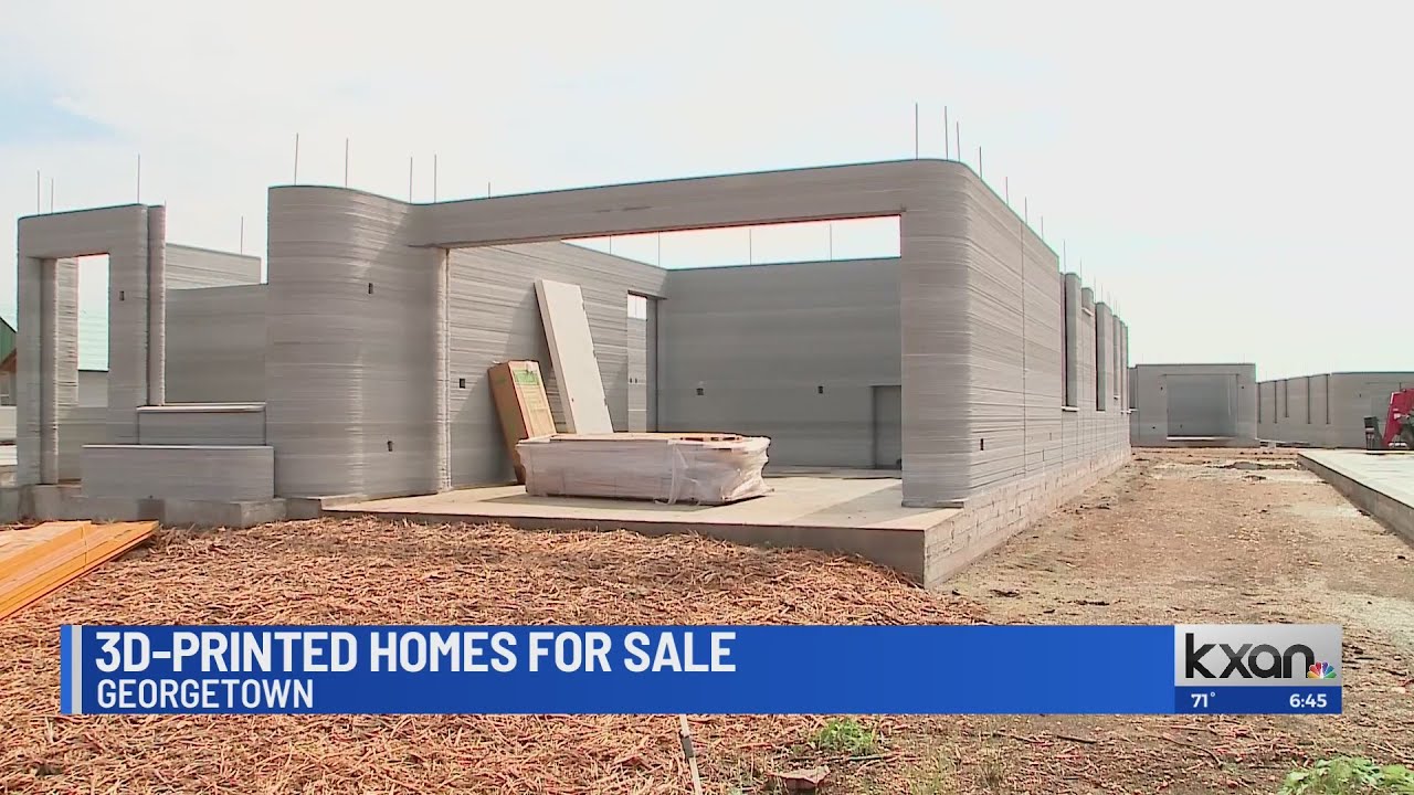 Six 3D-printed homes for sale in Georgetown