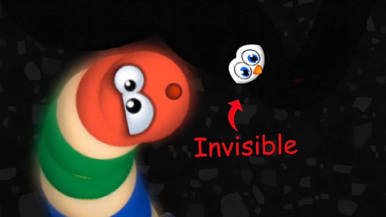 Worms zone.io invisible skin gameplay | Gaming with Shafin
