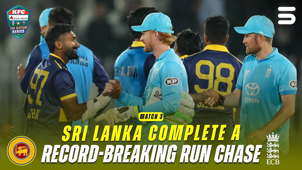 Sri Lanka Pull Off The Impossible! A Historic Chase Against England 🤯| ODI Tri-Series 2026 | M9S1K