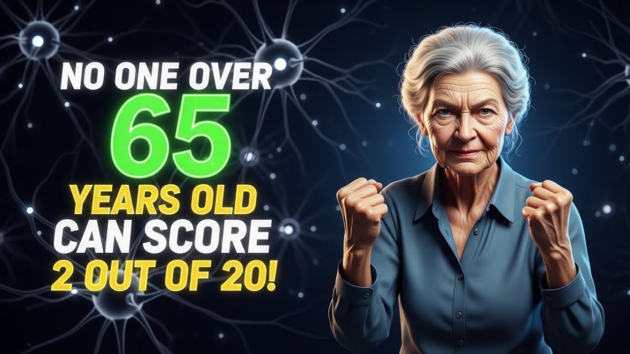 No One Over 65 Can Score 2/20 😳 | Extreme Hard Brain Quiz for Seniors
