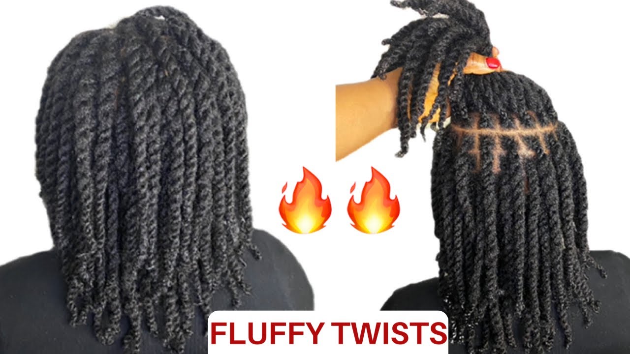 #minitwists #loosetwists #naturalhair 🔥JUICY FLUFFY TWISTS ON TYPE 4 NATURAL HAIR!🔥