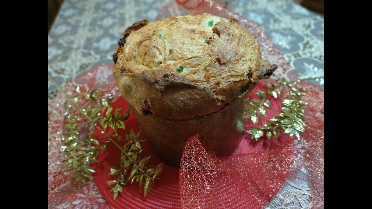 PANETTONE CON CANDITI E UVETTA CON LIEVITO MADRE  TIZIANAMANIINPASTA IMPASTATO A MANO ( DA UN KG)