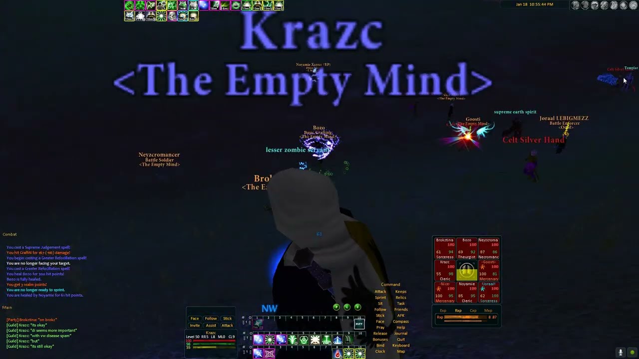 DAoC Eden S2 8v8s “Krazy Fights” Cleric POV