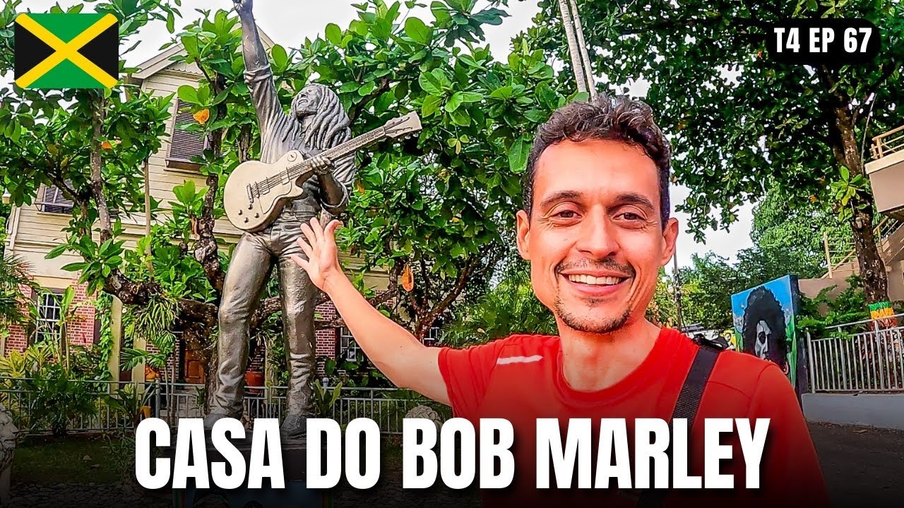 CONHECENDO A CASA DO BOB MARLEY NA JAMAICA | Kingston