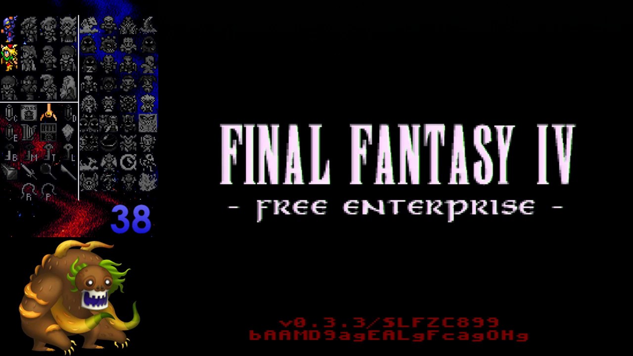 Final Fantasy IV Free Enterprise Randomizer (League Forge Flags) - 1:37:29
