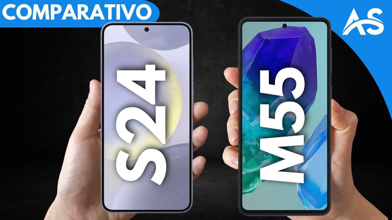 Samsung S24 vs Samsung M55 - Comparativo