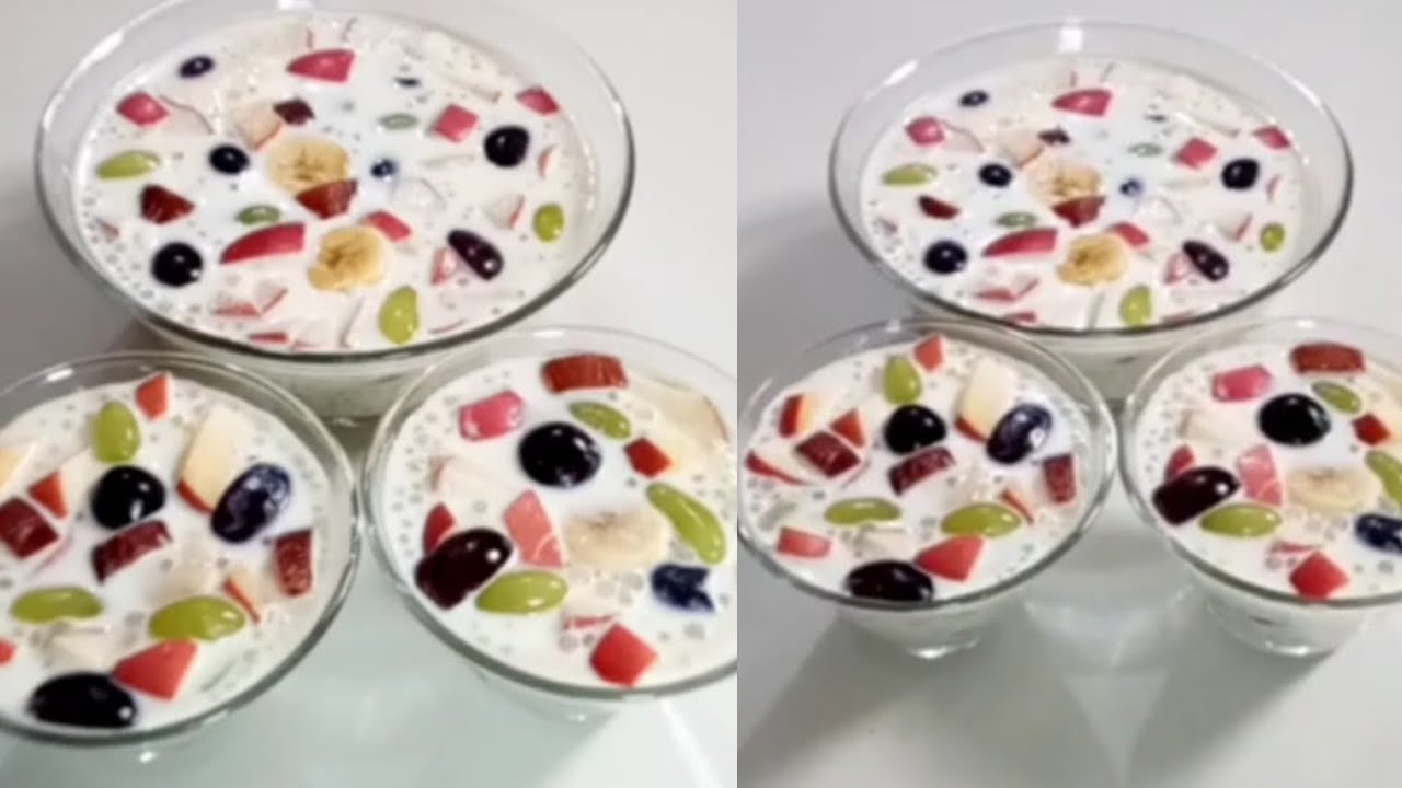 ইফতারে কলিজা শীতল করা সাবুদানা ডেজার্ট রেসিপি। 