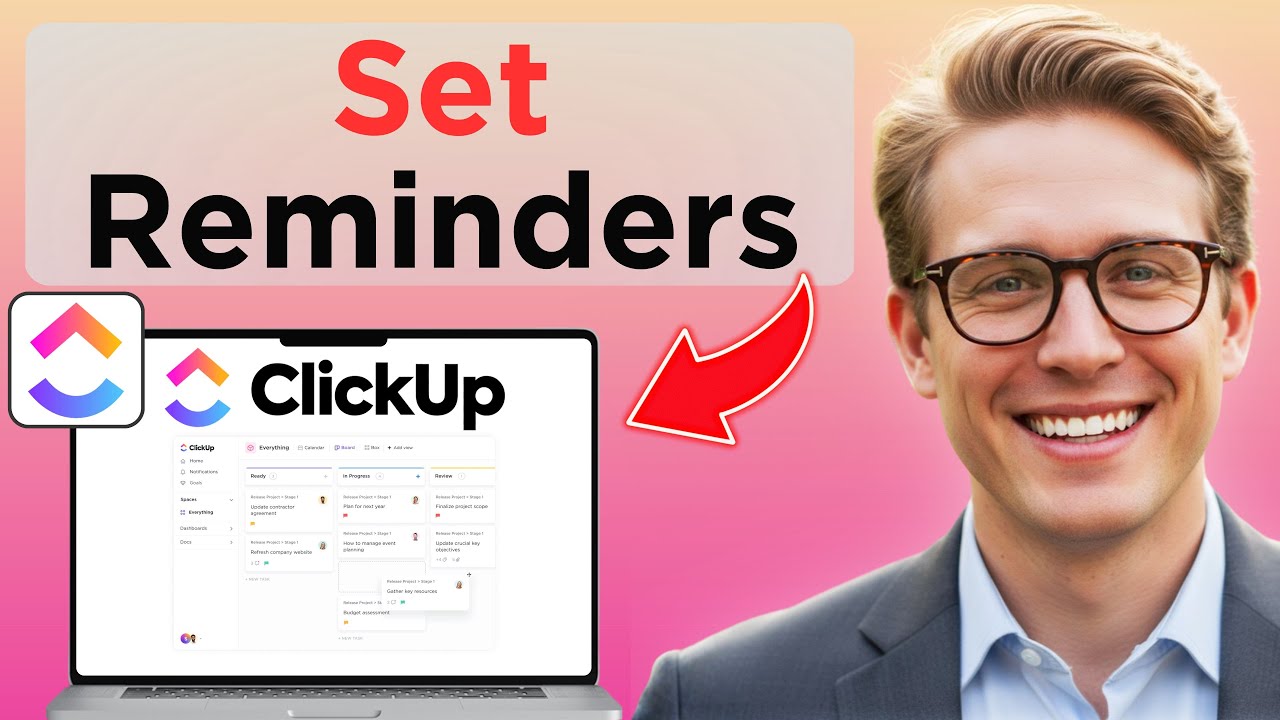 Как использовать функцию напоминаний в ClickUp (простое руководство)