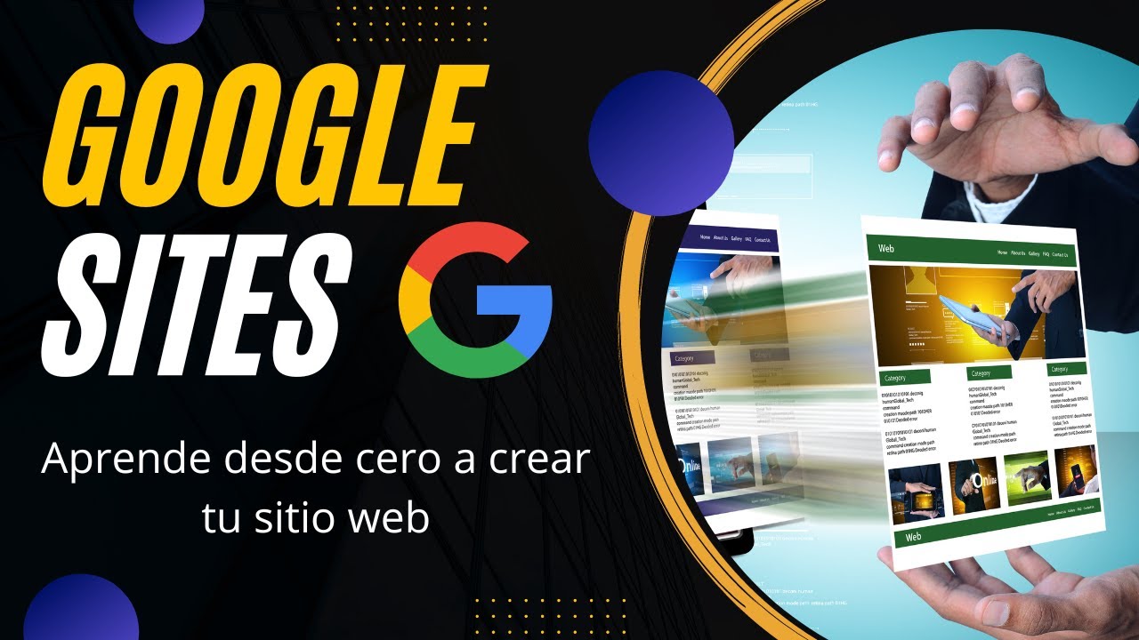 Aprende a realizar sitios web de manera gratuita con Google Sites
