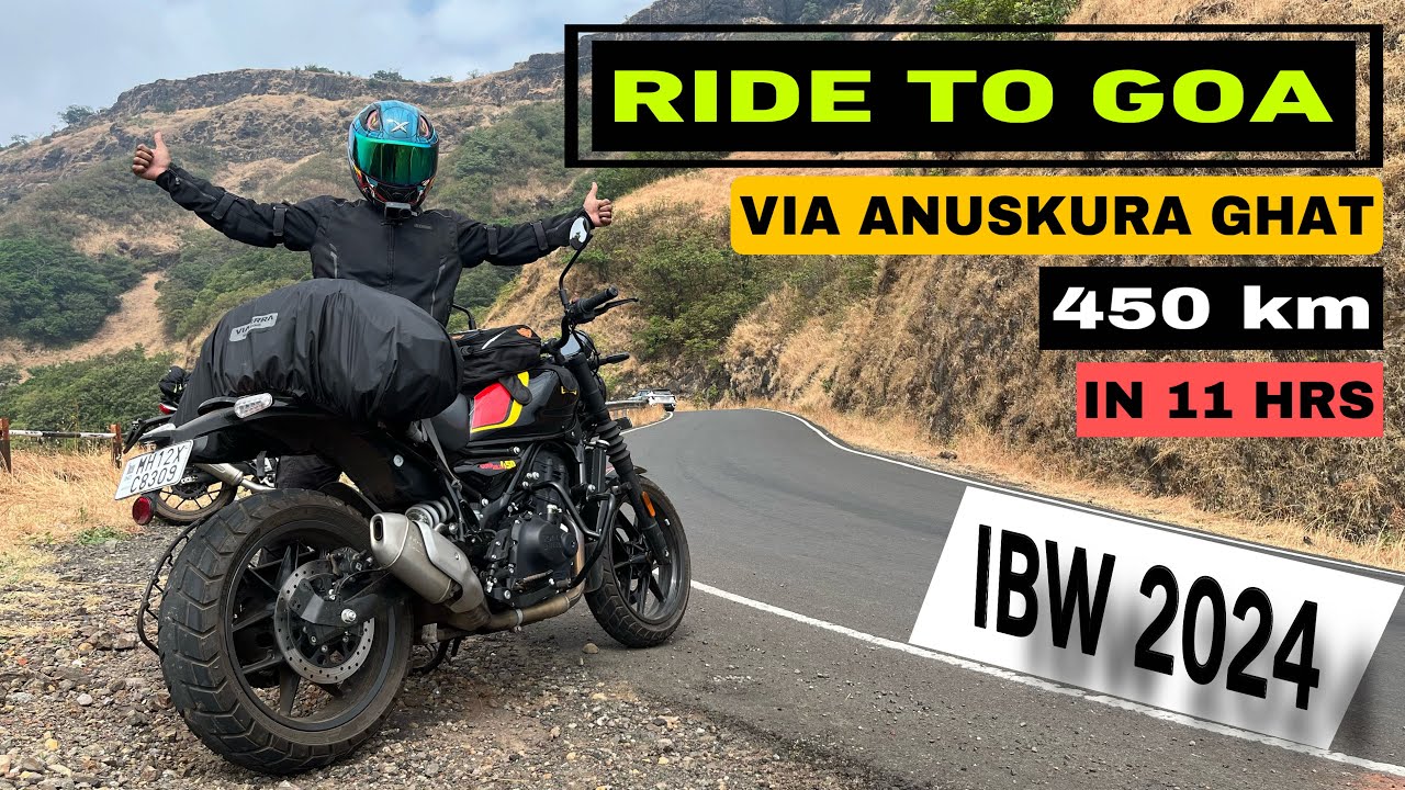 Finally Long Ride On my Guerrilla 450✅ | Pune To Goa | Day 1 | Via Anuskura Ghat | 450 km In 11 Hrs.