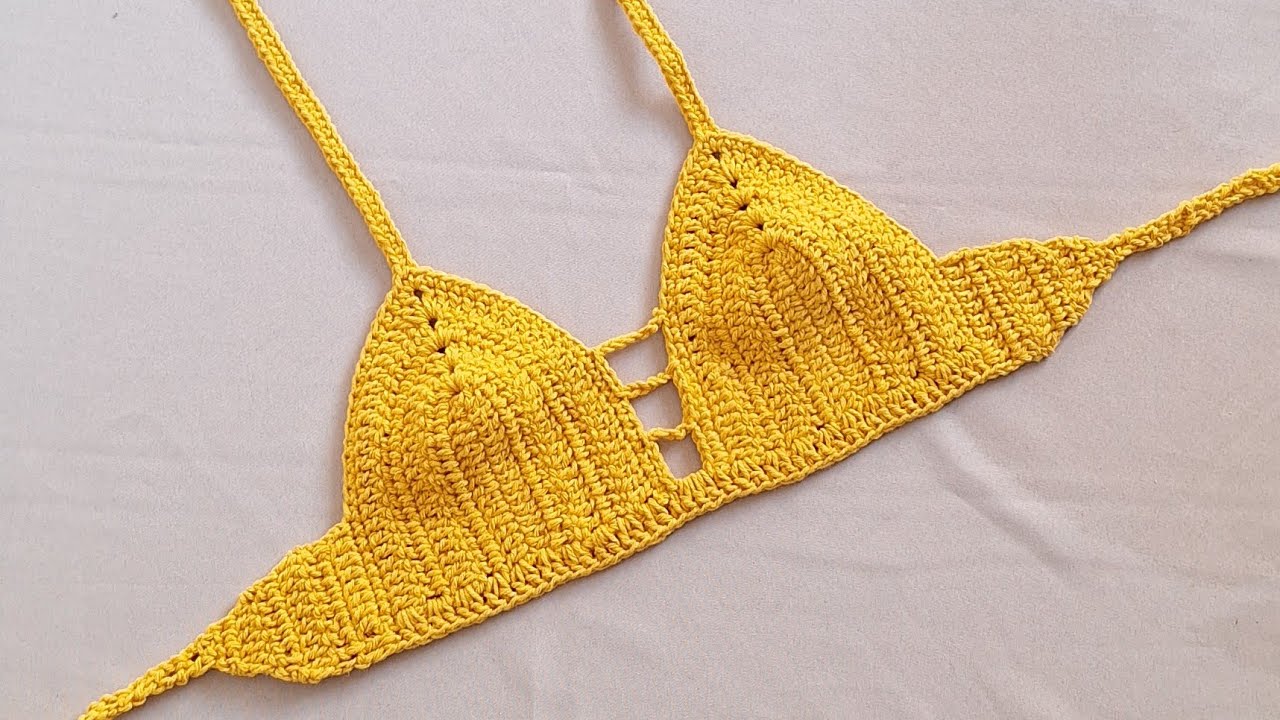 Cropped de Crochê MUITO Fácil e Rápido — Barbante Nº6 + Agulha 3mm | Tamanho P (com aumento!)