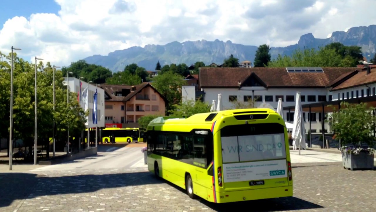 LIEmobil Liechtenstein Bus | Linie 13: Schaanwald - Nendeln (via Eschen) [Teilstrecke] | MAN LC DD